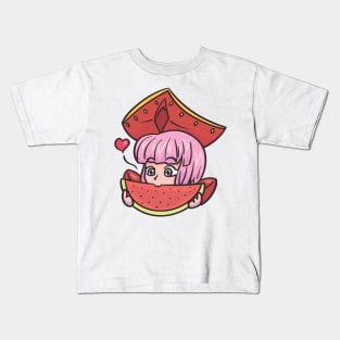 Diana Silvernale Watermelon - Summer Gaming Kids T-Shirt